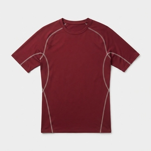 T-shirt de compression à manches courtes unisexe, rashguard pour garçons et filles, imprimé numériquement, sous-vêtement technique pour le MMA. - Product Image 6