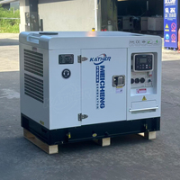 Générateurs diesel super silencieux 50/60Hz 12/15/18/20/25KW 110/230/380V 1/3 phase, générateur électrique diesel, groupe électrogène pour usage domestique
