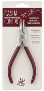 LUMINEX IMPEX LUB=113 <b>Long</b> <b>Nose</b> Stainless Steel Lightweight Smooth Work Jewelry Making Polishing Pliers - Product Image 6