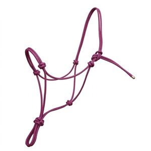 Cabestro Ajustable de Nylon Trenzado para Entrenamiento de Caballos, Collar de Cabeza para Equinos, Equipo Ecuestre Western OEM - Product Image 1