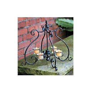 Portavelas Decorativo de Hierro, Soporte Metálico para Centro de Mesa, Iluminación para Sala de Estar, Celebraciones Festivas, Cenas y Eventos - Product Image 5