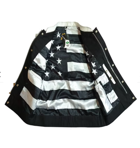 Chaleco de Motociclista Personalizado de Cuero para Club de Caza - Product Image 2