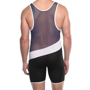 Combinaison de lutte sublimée pour homme, extensible et compressive, une pièce, pour haltérophilie, powerlifting, entraînement sportif, vêtements de sport - Product Image 4