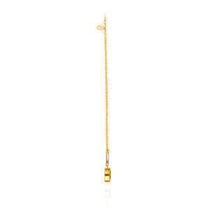 GLEAMORA ENTERPRISE Pendentif Cœur en Or Jaune avec Diamant de Laboratoire Taille Brillant pour Femme, Tendance, 14K, 2.2g, Couleur H, Idéal au Quotidien - Product Image 3