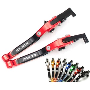 Levier de klaxon de levier de poignée d'embrayage de frein réglable rétractable facile à installer pour Honda pour CLICK160 pour click160i - Product Image 1