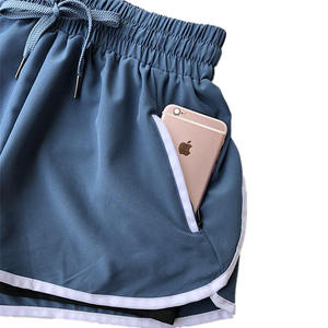 Shorts Negros para Mujer, Shorts Sexys de Moda, Shorts de Yoga, Shorts Deportivos con Logotipo Personalizado, Shorts de Poliéster para Entrenamiento, Correr y Hacer Ejercicio - Product Image 3