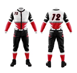 Custom Sublimation Baseball Jersey Uniform Set for Men Women Youth Full Button <b>Down</b> Softball Shirt with Name Number Team Logo - Product Image 4