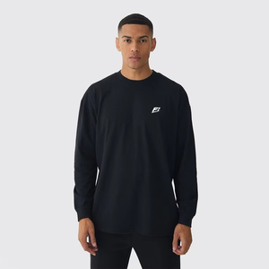 Camisetas de Manga Larga para Hombre, Talla Grande, 280G, Algodón Premium, Corte Holgado, Personalizables, Proveedor Mayorista en EE. UU. - Product Image 1