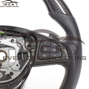 Volant de direction de voiture Ever-Carbon Racing ECR, <span class=keywords><strong>prix</strong></span> d'usine, vente chaude, pour <span class=keywords><strong>Mercedes</strong></span>-Benz <span class=keywords><strong>AMG</strong></span> Classe C W204 <span class=keywords><strong>C63</strong></span> W212 W218 W207 W172 SLK - Product Image 4