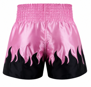 Pantalones cortos de boxeo Muay Thai personalizados de secado rápido, compresión transpirable, sublimación, logotipo frontal, unisex, talla grande, 100% poliéster, 160g - Product Image 3