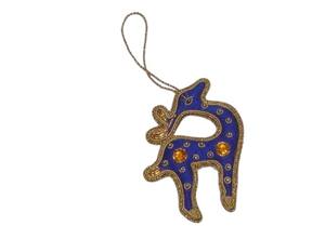 Adorno Colgante de Palmera con Cuentas y Zari |   Parche Bordado con Cuentas |   Decoración para el Hogar para Ramadán, Eid y Navidad |   Exportación al por Mayor - Product Image 3