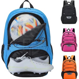 Mochila Deportiva Azul de Nailon con Bolsillo Lateral de Malla, Capacidad de 50-70L para Almacenamiento de Equipo de Fútbol para Niños - Product Image 2