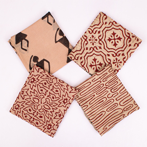 Craft Jaipur Best Bagru Floral Cotton Bandanas Comfort Trend <b>Square</b> <b>Scarf</b> Handkerchiefs Summer Hand Block Print Skin-Friendly - Product Image 5