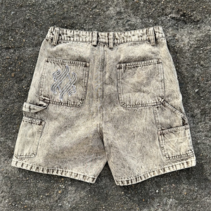 Shorts d'été décontractés pour hommes, en toile, coupe haute, à cordon de serrage, coupe-vent, séchage rapide, design tendance, fabriqués au Pakistan - Product Image 2