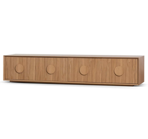 Mueble para TV de Madera de Teca Sólida, Estilo Escandinavo Minimalista, Ecológico y Duradero, Mueble para Almacenamiento de Equipos Multimedia - Product Image 3