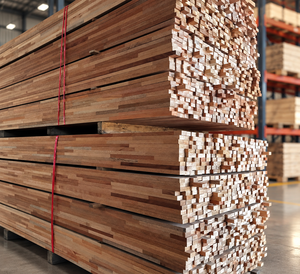 Madera de Meranti Roja Premium, Madera Maciza de Ingeniería, Madera con Juntas Dentadas, Fabricación de Muebles, Carpintería Interior, Madera Baja en Grasa - Product Image 1