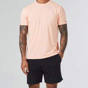 Conjunto Deportivo Personalizado OEM para Hombre, Conjunto de 2 Piezas, Estilo Casual, Camiseta y Pantalones Cortos de Verano para Hombre, Venta al Por Mayor - Product Image 1