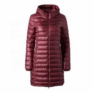 <b>Long</b> Quilted Down Puffer Jacket Hooded <b>Waterproof</b> Breathable Winter <b>Coat</b> with Pockets for Men and Unisex 2026 - Product Image 1