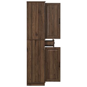 Armadio dispensa da cucina stile rustico alto 180 cm con 3 organizer estraibili e 6 ante - Product Image 3