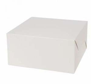 Boîte à gâteau blanche premium pour gâteaux d'anniversaire et de mariage, carton épais, par le fabricant, au meilleur prix - Product Image 1