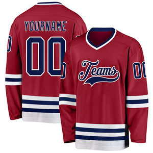 Custom Hockey Team Apparel Professional Sports Uniform With Personalized Name Number And Team Logo Artwork - Product Image 1