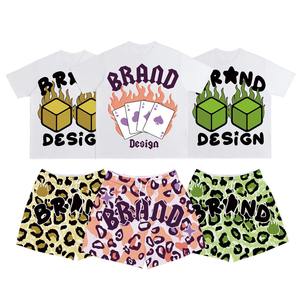 Ensemble 2 pièces personnalisé sérigraphié en gros 2026 – T-shirt et short pour homme – Tenue d'été – Ensemble de jogging – Short en mesh - Product Image 4