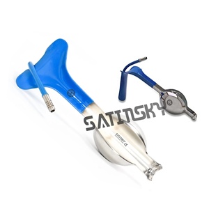 Ensemble de spéculums vaginaux en acier inoxydable 3 Graves LLETZ LEEP avec revêtement bleu, instruments gynécologiques pour électrocautérisation, électrochirurgie médicale - Product Image 5