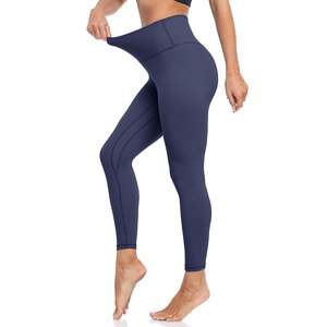 Breathable Yoga Legging For Women's Push Up Exercise With Highly Stretchable Wasitband Lightweight Cotton <b>Bamboo</b> Fiber Tights - Product Image 1