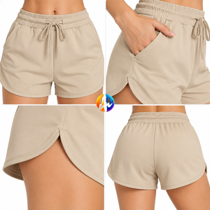 Breathable fabric and secure waist detailing make Woman <b>Shorts</b> easy to wear with modern everyday outfits for apparel sourcing - Product Image 5