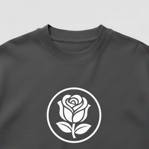 T-shirt Homme Streetwear Décontracté à Logo Imprimé, Coupe Boxy Épaules Tombantes, en Molleton Lourd 260 g/m² Polyester/Coton Respirant - Product Image 5