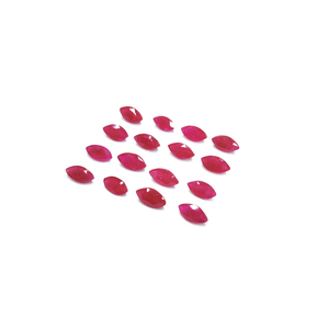 Rubí Africano Natural Sin Tratar, Calibrado, Corte Marquise 3x6mm, Gema de Rubí Natural Facetada Suelta para Joyería, Lista para Usar - Product Image 3