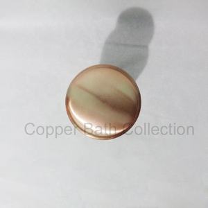 Handy Modern Botella de cobre de 500ml Pulido mate completo Tapa de acceso directo personalizable para bebida Cien por ciento Cobre Metal Directo - Product Image 3