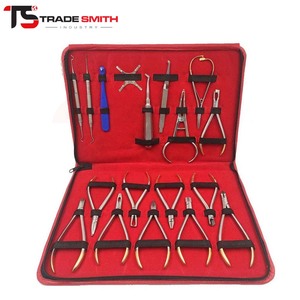 ชุดคีมถอนฟัน TSI Complete Dental Extraction Forceps Kit ทำจากเหล็กกล้าไร้สนิมแบบใช้ซ้ำได้ สำหรับการถอนฟันและการทำทันตกรรมคลินิก - Product Image 1