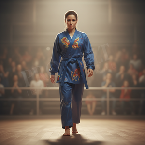 Uniforme de Artes Marciales Mixtas (MMA) para Exteriores, Conjunto de Uniforme de Kung Fu y Tai Chi de Manga Larga, Traje de Artes Marciales de Alta Calidad, Uniforme de Karate Bordado Personalizado - Product Image 3