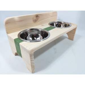 Gamelle pour chien en bois naturel, accessoire promotionnel pour animaux de compagnie - Product Image 6