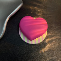 Nouveau support magnétique 3D rose tendance pour téléphone portable, super populaire, polyvalent pour le bureau et les séances de films
