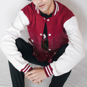 Baseball Style Street Fashion Apparel Men <b>Retro</b> Letterman Jacket Durable <b>Fabric</b> Athletic Outerwear School Clubs and Team Jacket - Product Image 4