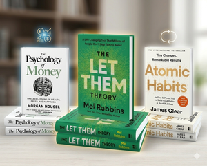 Les livres les plus populaires : la théorie des lois de la circulation monétaire, les habitudes atomiques et la psychologie de l'argent - lot de 3 livres à succès, en stock, vente en gros - Product Image 1