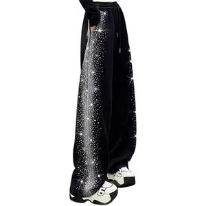 Pantalones Deportivos Glory Custom 2026 para Hombre, Diseño Personalizado con Estampado de Llamas, Cordón Ajustable, Patchwork, Tela 100% Algodón de Alta Calidad, Color en Contraste, Corte Acampanado - Product Image 6