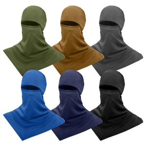Cagoule longue extensible d'été, masque facial intégral pour le jogging, l'entraînement, le fitness, couvre-tête rafraîchissant, protection solaire respirante pour l'extérieur - Product Image 1