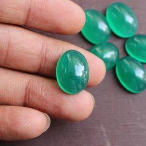 Piedra de Ónix Verde Natural de Calidad AAA+ con Corte Esmeralda, Corte Pera, Corte Rectangular, Corte Ovalado, Corte con Juego de Color, Cabujón de Base Plana, Piedra Suelta al por Mayor - Product Image 2