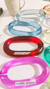 Cadena de Resina de Color Hermoso, Cadena Decorativa Multiusos de Lujo Personalizada, Cadenas de Resina Acrílica para Decoración de Paredes - Product Image 2