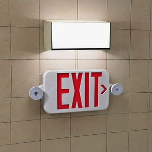 Combo de Señal de Salida y Luz de Emergencia FEITUO con Instalación Fácil, Indicador de Dirección Extraíble para Edificios de Oficinas, Escuelas y Hoteles - Product Image 1