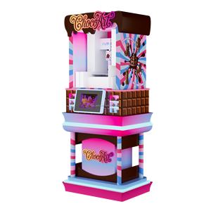 Nouvelle Version 2026 Distributeur Automatique de Chocolat Imprimé en 3D avec Écran Tactile SDK et Conformité ADA - ChocoArt - Product Image 1