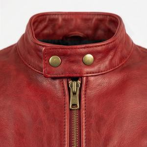 Chaqueta de Motociclista de Cuero para Hombre NAI-0443A, Estilo Biker, Resistente al Viento, con Logotipo Frontal, Ropa Protectora de Verano para Motociclismo, Color Personalizado - Product Image 4