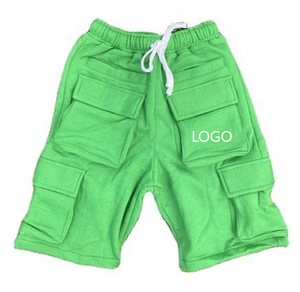 Shorts cargo en molleton pour hommes, personnalisés, en coton et nylon, 6 poches, avec logo, entrejambe de 5 pouces - Product Image 4