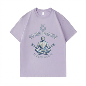 เสื้อยืดคอตตอนแท้ 100% น้ำหนัก 260 กรัม สไตล์วินเทจ ระบายอากาศได้ดี เป็นมิตรกับสิ่งแวดล้อม พิมพ์ลายโป๊กบาและนักฟุตบอลชื่อดังตามสั่ง ขายส่ง - Product Image 3