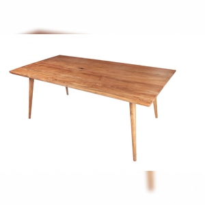 Table à manger Vandana Natural Texture MYSTIC LIVING 160cm en bois d'acacia massif naturel - Product Image 4