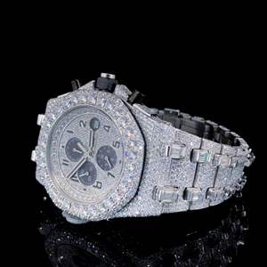 Relojes de Lujo de Cuarzo con Diamantes para Hombre y Mujer, Exquisitos Relojes de Negocios con Esfera de Cristal - Product Image 2