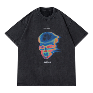 Camisetas de Hombre de Alta Calidad 2026, Manga Regular, Corte Holgado, Transpirables, Ecológicas, Antiarrugas, de Secado Rápido, 100% Algodón - Product Image 1